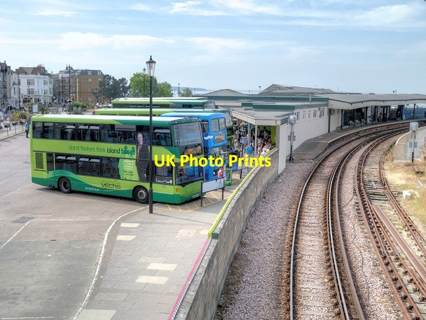 Photo 6"x4" The Bus and Railway Stations at Ryde Ryde c2013