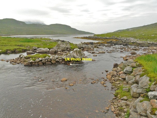 Photo 6"x4" The mouth of the Abhainn Mhiabhaig Miabhaig\/NB0906 c2013