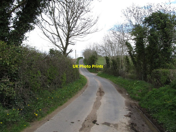 Photo 6"x4" The undulating Crabtree Road Ballyroney c2013