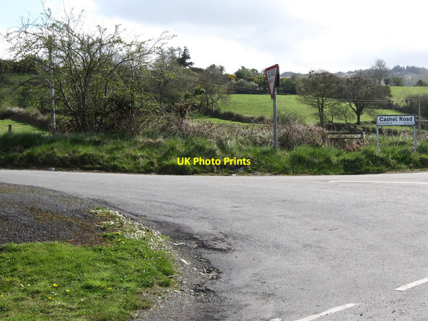 Photo 6"x4" The entrance into Cashel Road from Carrive Road Forkhill c2013