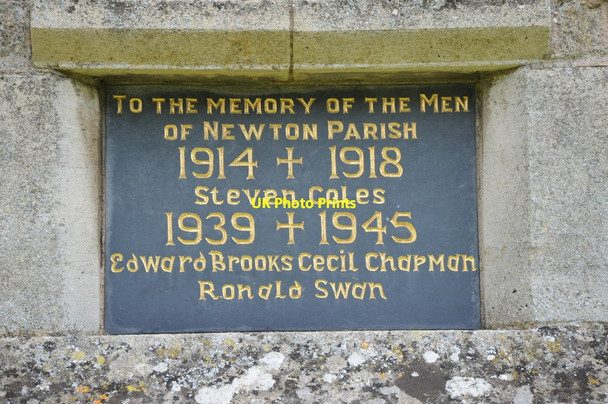 Photo 6"x4" Names on Geddington war memorial Geddington c2013