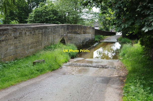 Photo 6"x4" Ford and bridge in Geddington Geddington c2013