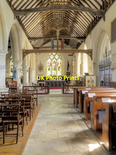 Photo 6"x4" South Nave and Chancel, Godshill Church Godshill\/SZ5281 c2013