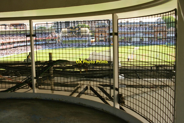 Photo 6"x4" The Lord's Pavilion through a grille Paddington\/TQ2681 c2013