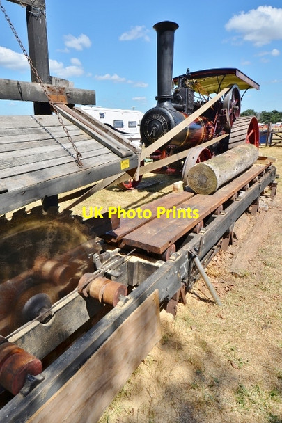 Photo 6"x4" Weeting Steam Rally - Sawmill Weeting c2013