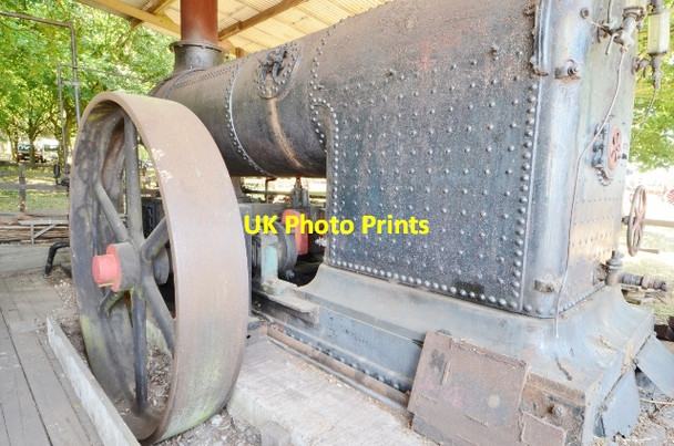 Photo 6"x4" Weeting Steam Rally - Sawmill engine Weeting c2013