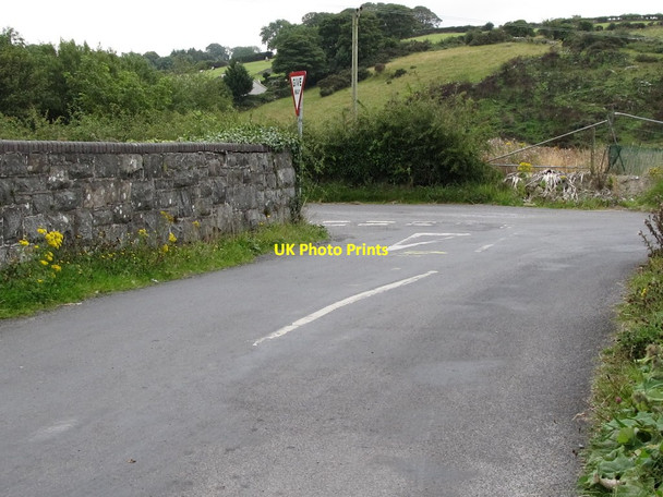 Photo 6"x4" The southern end of the former railway bridge Ballyward c2011