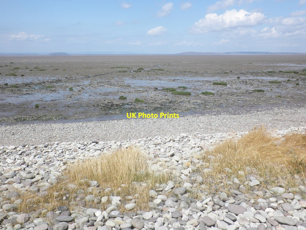 Photo 6"x4" The vast expanse of mud flats in Bridgwater Bay Steart\/ST2745 c2013