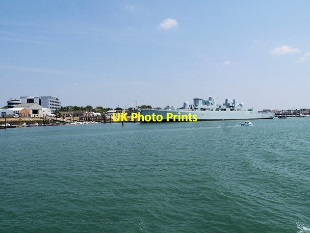 Photo 6"x4" Whale Island, HMS Bristol Portsmouth\/SU6501 c2013