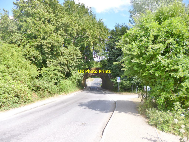 Photo 6"x4" Winchester, former railway bridge Winchester c2013