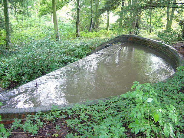 Photo 6"x4" Locko Park Lake outfall Oakwood\/SK3838 c2008