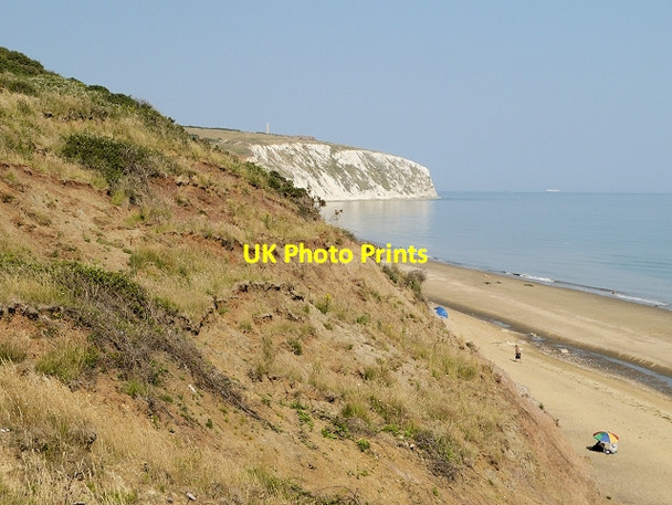 Photo 6"x4" Beach and Cliff Sandown c2013