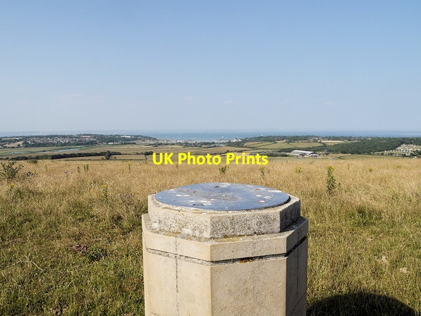 Photo 6"x4" Viewpoint on Bembridge Down Hillway c2013