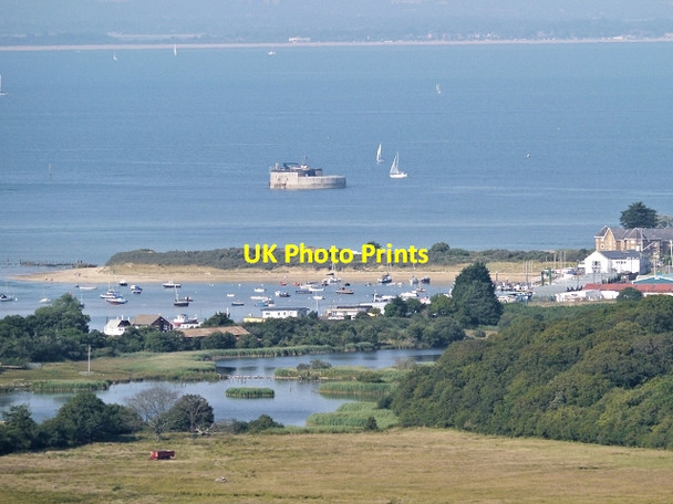 Photo 6"x4" Bembridge Point and St Helens Fort Bembridge c2013