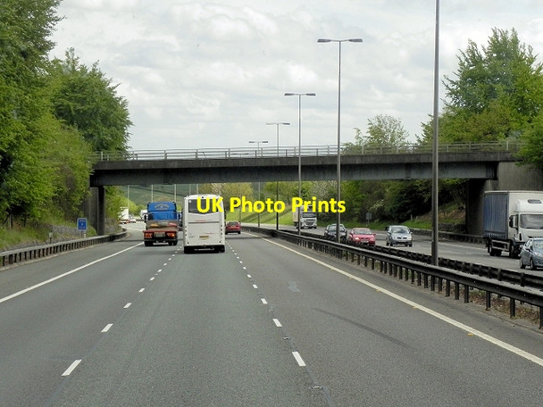 Photo 6"x4" Cressex Road Bridge, Southbound M40 Booker c2013