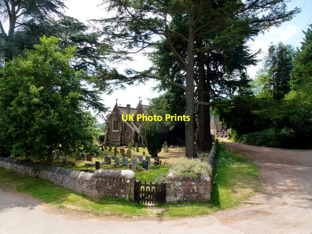 Photo 6"x4" Huntley church yard Huntley\/SO7219 c2013