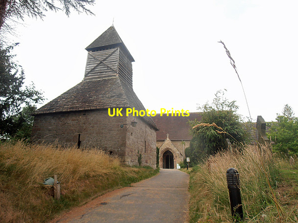 Photo 6"x4" St. Leonard's Church, Yarpole Enmore Field c2013