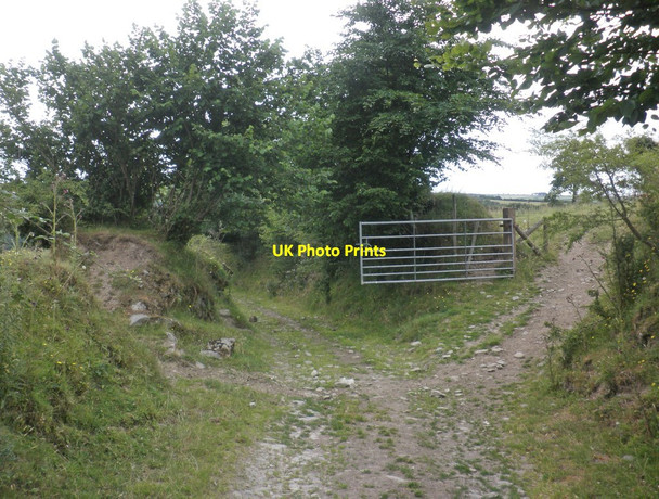 Photo 6"x4" The top end of Watery Lane Hawkridge c2013