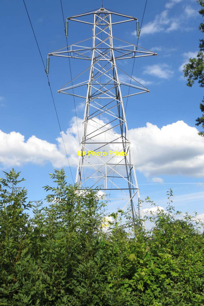 Photo 6"x4" Electricity pylon near Bessels Leigh Bessels Leigh c2013