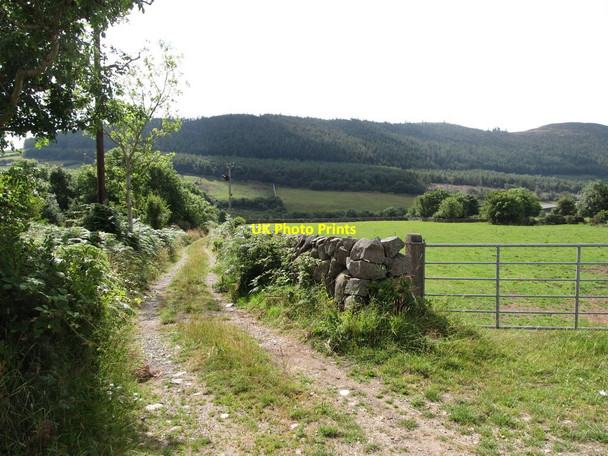 Photo 6"x4" Field access lane from Tullyframe Road Attical c2013