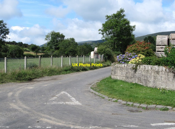 Photo 6"x4" The upper end of Glenloughan Road at its junction with Tullyframe Road Attical c2013