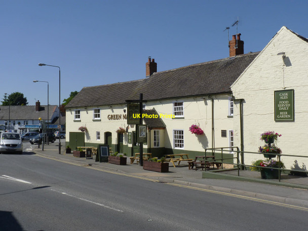 Photo 6"x4" The Green Man Willington\/SK2928 c2013