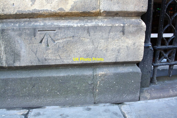 Photo 6"x4" Benchmark on building on south side of Great George Street Leeds\/SE3034 c2013