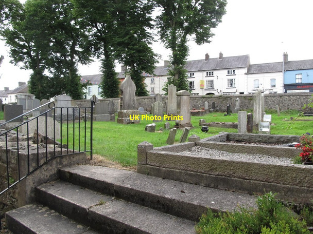 Photo 6"x4" The graveyard of Saintfield's Parish Church Saintfield c2013