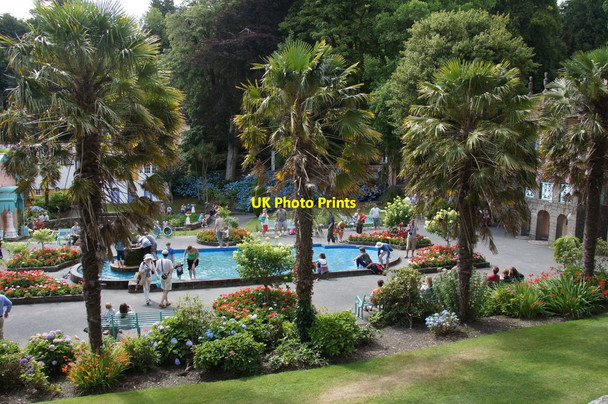 Photo 6"x4" Central piazza, Portmeirion Porthmadog c2013