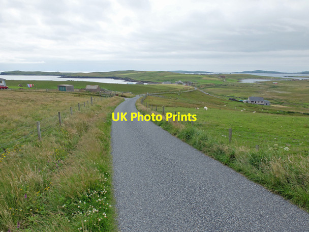 Photo 6"x4" The road to Aith Aithsetter c2013