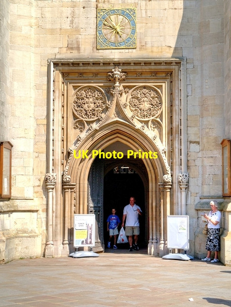 Photo 6"x4" Great St Mary's Church (porch) Cambridge\/TL4658 c2013