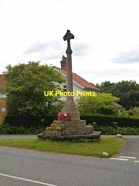 Photo 6"x4" War Memorial, East Bergholt East Bergholt c2013