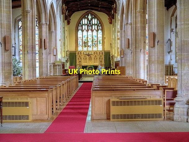 Photo 6"x4" St Mary's Parish Church, Dedham , Nave and Chancel Dedham c2013