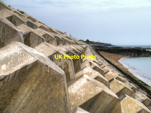 Photo 6"x4" Sea Defences, Clacton-on-Sea Clacton-On-Sea c2013