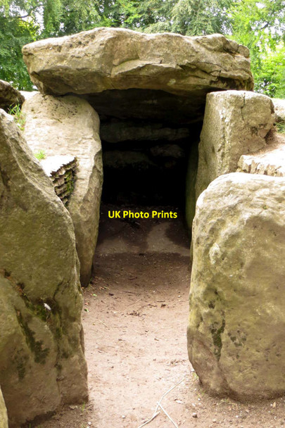 Photo 6"x4" The entrance to Wayland's Smithy Ashbury\/SU2685 c2013