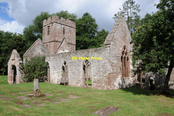 Photo 6"x4" The ruins of old Llanwarne church Llanwarne c2013