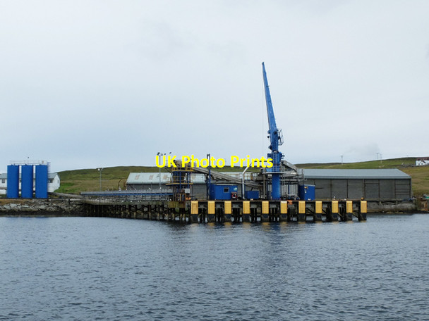 Photo 6"x4" Bressay fish meal and oil factory Lerwick c2013