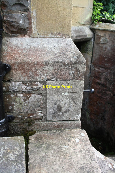 Photo 6"x4" Benchmark on Rigmaden House Middleton\/SD6286 c2013
