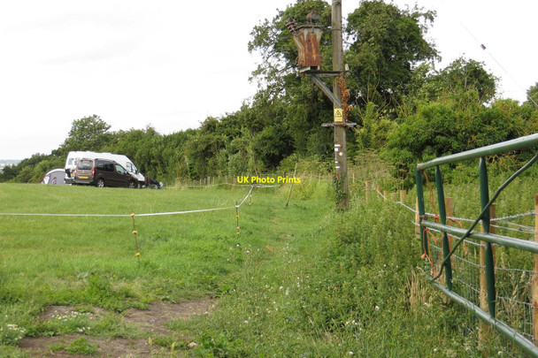 Photo 6"x4" Footpath to Uffington Woolstone\/SU2987 c2013