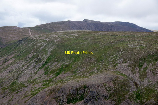 Photo 6"x4" Sron na Lairige and Braeriach from the west slopes of Cairn Lochan Sr\u00f2n na Lairige c2013
