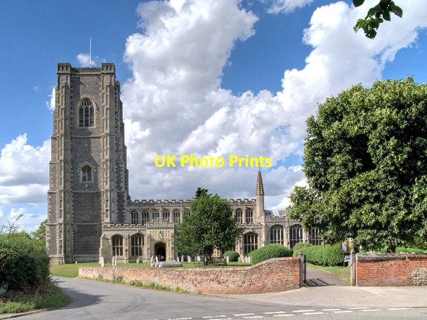 Photo 6"x4" Lavenham, The Church of St Peter and St Paul Lavenham c2013
