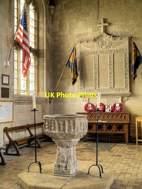 Photo 6"x4" War Memorial, The Church of St Peter and St Paul, Lavenham Lavenham c2013
