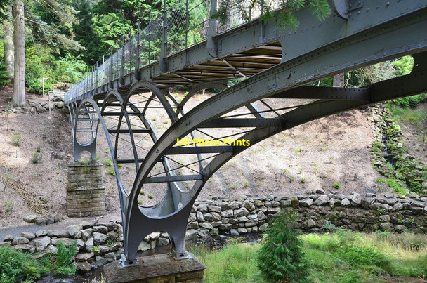 Photo 6"x4" The Iron Bridge, Cragside Knocklaw c2013