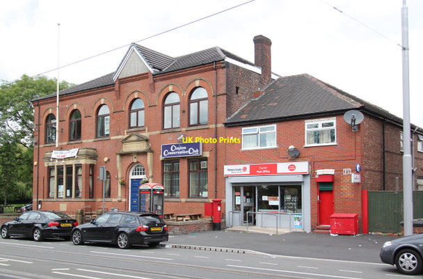 Photo 6"x4" Clayton Conservative Club and Post Office Droylsden c2013