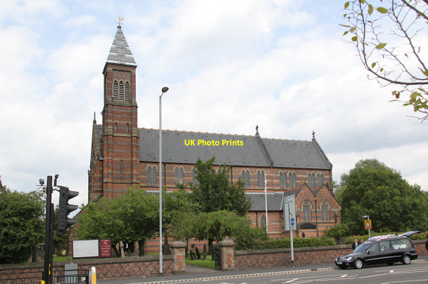 Photo 6"x4" St Cross parish church, Clayton Droylsden c2013