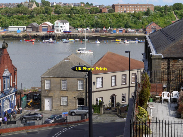 Photo 6"x4" River Tyne from Borough Road footbridge, North Shields Meadow Well c2013