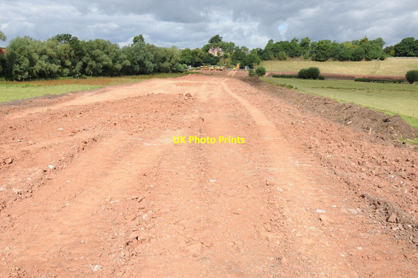 Photo 6"x4" Removal of former railway embankment Tewkesbury c2013