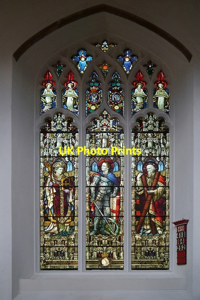 Photo 6"x4" Diamond Jubilee Window, St Mary's Church Woodbridge\/TM2649 c2013