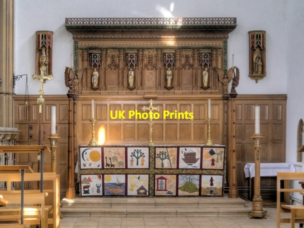 Photo 6"x4" Altar, St Mary's Church, Woodbridge Woodbridge\/TM2649 c2013
