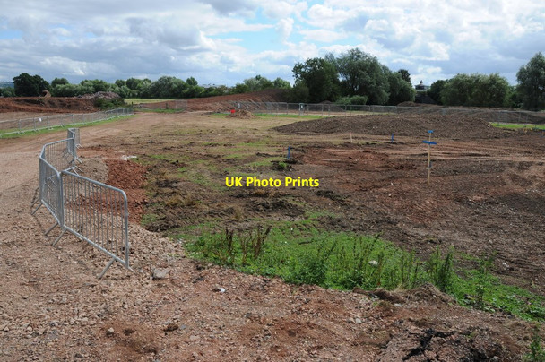 Photo 6"x4" Removing an old railway embankment at Tewkesbury Tewkesbury c2013